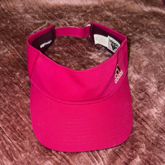 adidas Accessories - Adidas Bright Pink Sports Visor